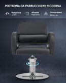 Black Barber Chair